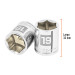 Dado de 19 mm, 6 puntas, cuadro 3/8", TRUPER