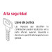 Jaladera/perilla, Lugo llave-mariposa, Níquel Satín, HERMEX