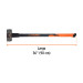 Marro octagonal 8 lb, mango fibra de vidrio 36", TRUPER