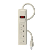 Multicontacto 16 AWG uso rudo con 4 entradas, VOLTECK