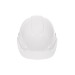 Casco de seguridad ventilado, ajuste de matraca, blanco