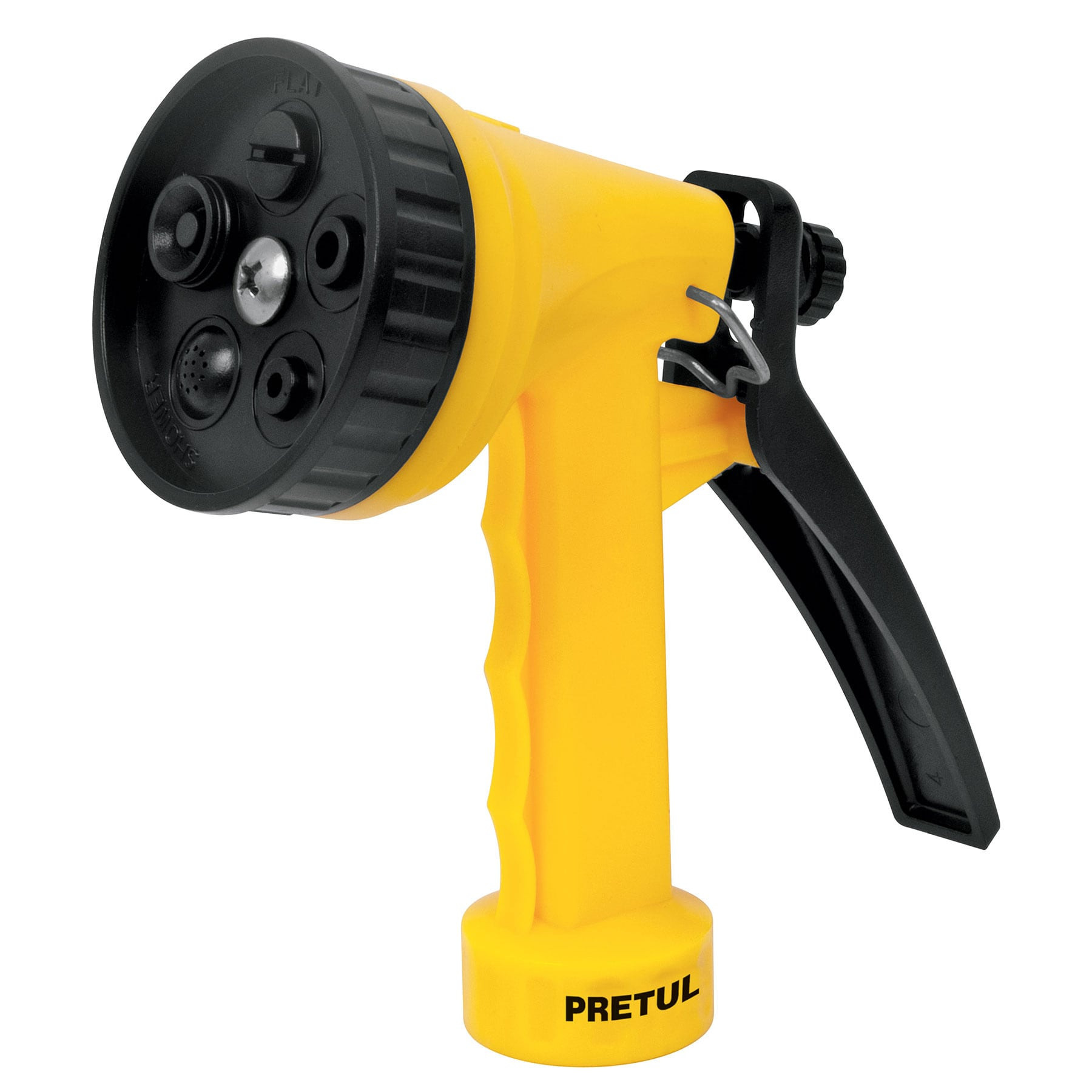 Pistola plástica para riego de 5", 5 funciones, PRETUL