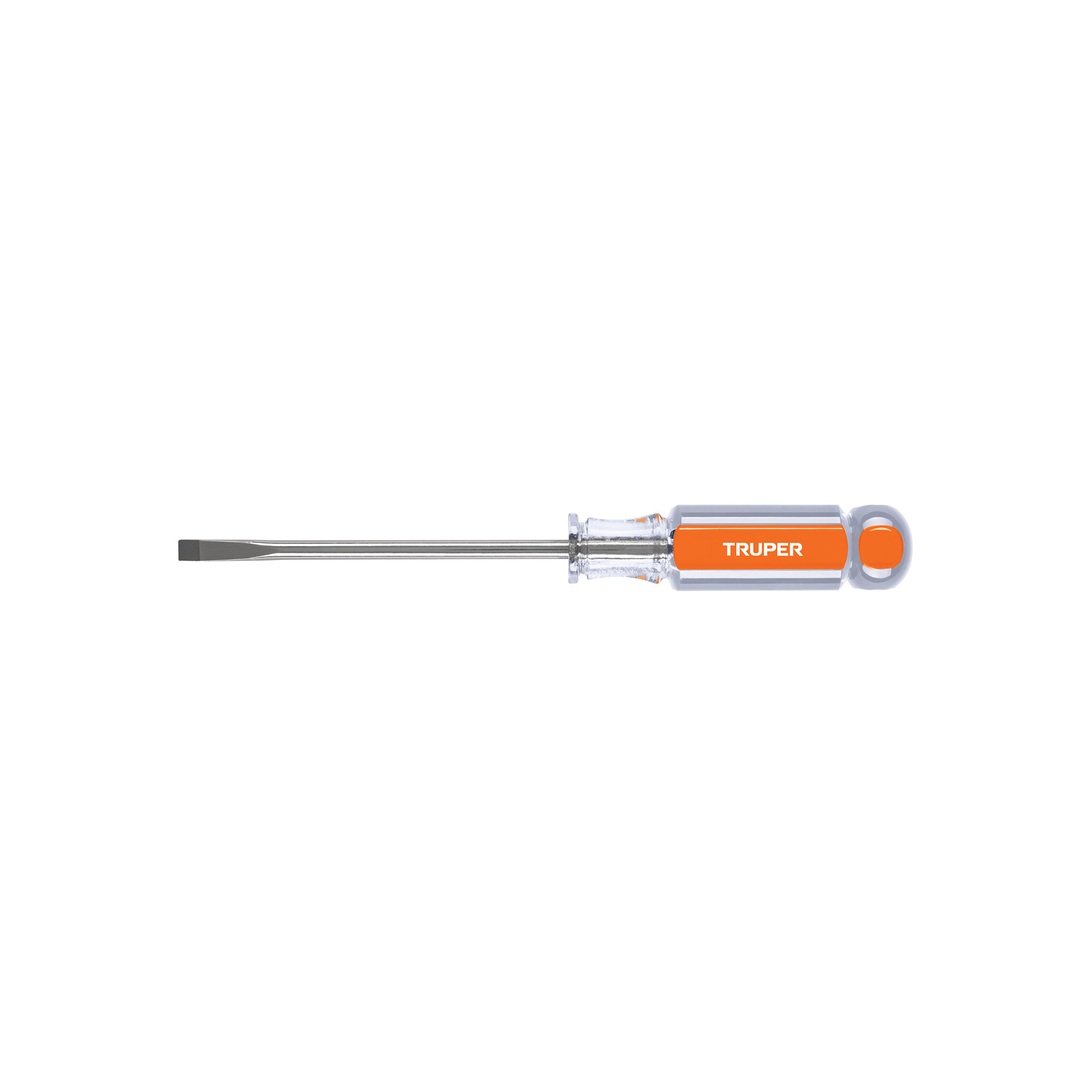 Desarmador cabinet 3/16" x 4" mango de acetato, TRUPER