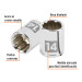 Dado de 14 mm, 12 puntas, cuadro 1/4", TRUPER