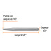 Punzón 1/2" para barrenar, largo 5-1/2", TRUPER