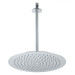 Regadera plato redondo 12" con brazo, cromo, FOSET RIVIERA