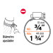 Bolsa c/2 abrazaderas sin fin 20, 3/4 - 1-3/3", TRUPER