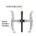 Extractor de poleas, 2 quijadas, 10", TRUPER