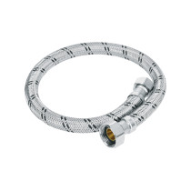 Manguera para boiler, acero inox. 1/2"H x 3/4"H, 60 cm