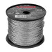 Metro de cable flexible 1/8" de acero 7x19 hilos, 75 m