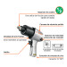 Llave (pistola) de impacto neumática 1/2", ind, TRUPER