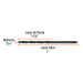 Broca HSS 7/64" Trublack para metal, TRUPER