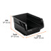 Gaveta apilable 3.5 de plástico, 29 x 19 x 13 cm, TRUPER