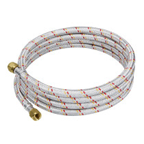 Manguera para gas, aluminio, 5/16" flare, 250cm, FOSET BASIC