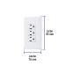 Placa armada con 3 contactos, VOLTECK BASIC