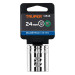 Dado de 24 mm, 12 puntas, cuadro 1/2", TRUPER