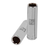 Dado largo de 9/16", 12 puntas, cuadro 1/2", TRUPER