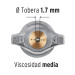 Pistola para pintar LVMP vaso aluminio, 1.7 mm, TRUPER