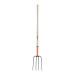Bieldo para paja, 4 dientes, mango largo 48", TRUPER