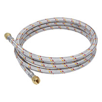 Manguera para gas, aluminio, 5/16" flare, 200cm, FOSET BASIC
