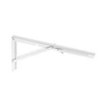 Ménsula plegable de acero blanca 8" x 16", FIERO