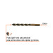 Broca HSS 11/32" Trugold para metal, TRUPER EXPERT