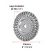 Carda trenzado grueso 6" x 5/8" para esmeril, TRUPER