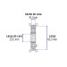 Interruptor vertical de palanca, Standard, blanco, VOLTECK