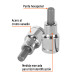 Dado punta hexagonal de 5/16", cuadro 1/2", TRUPER