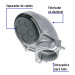 Mufa con abrazadera para tubo 1-1/4", VOLTECK