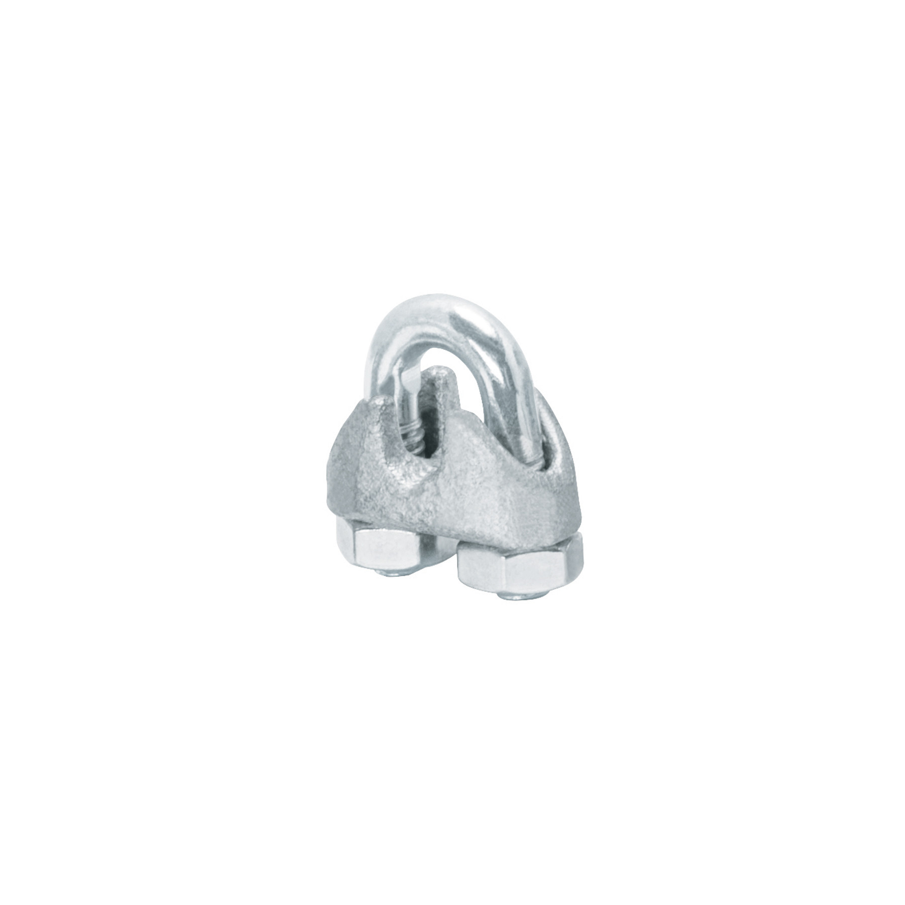 Blíster c/2 nudos (perros) de hierro p/cable de 3/16", FIERO