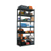 Estante plástico 7 repisas capacidad 60kg, 91x43x185, TRUPER