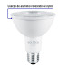Foco LED 11 W tipo PAR30, 3000K blanca cálida, VOLTECK