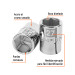Dado de 27 mm, 6 puntas, cuadro 3/4", TRUPER