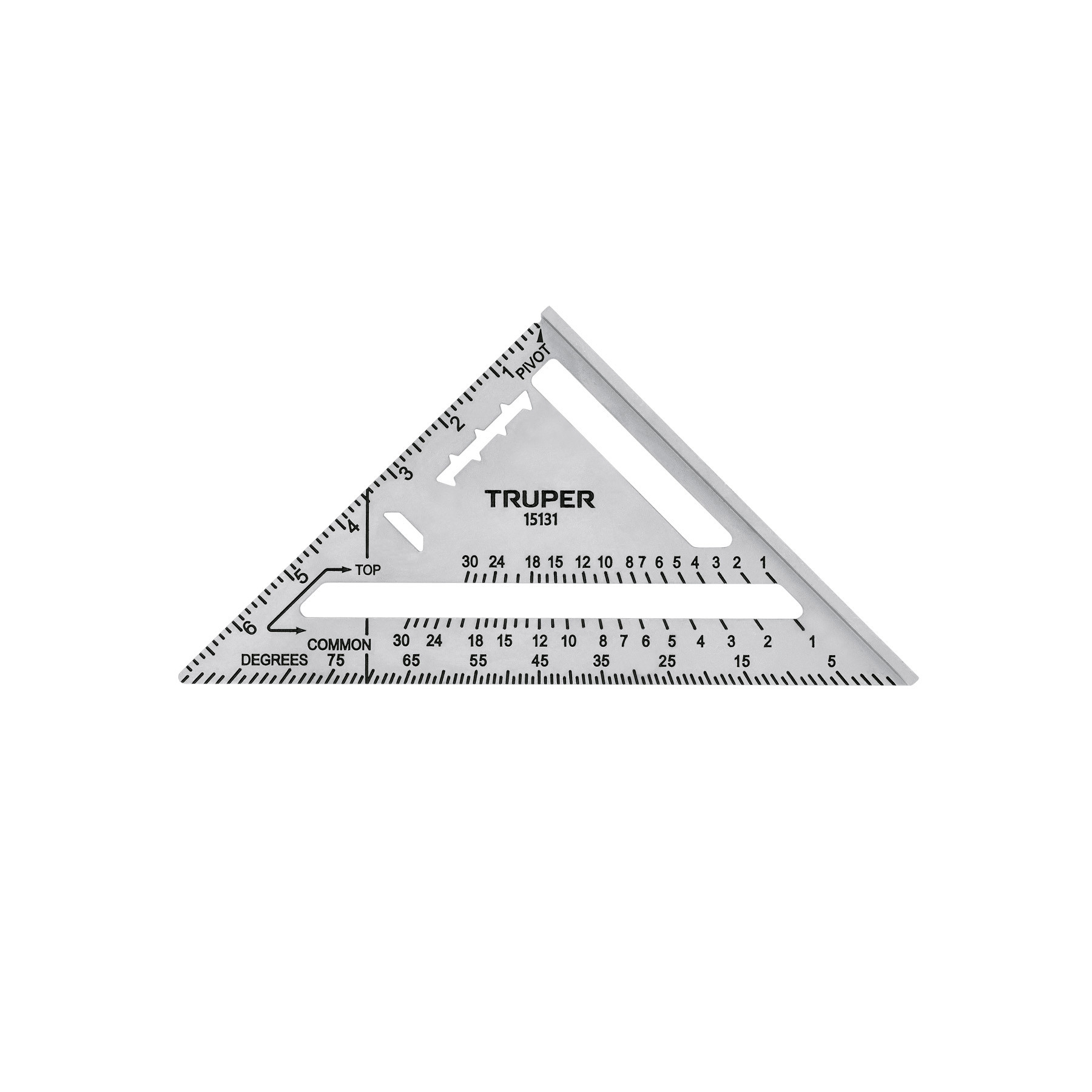 Escuadra 7" de aluminio para muros de yeso, TRUPER