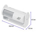 Sensor de movimiento con alarma y timbre, VOLTECK