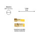 Manguera para compresor, de PVC, 10m x 1/4", PRETUL