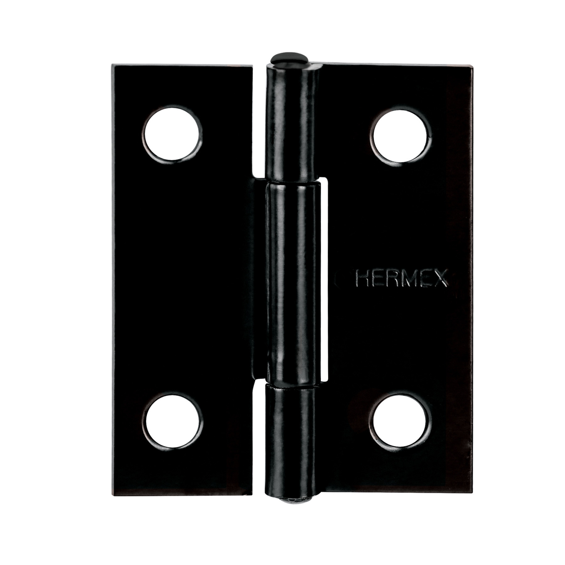 Bisagra rectangular 1-1/2" negra, HERMEX