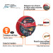 Manguera 1/2" super reforzada 4 capas 20 m conexiones metal