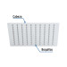 Regadera plato cuadrado 8" sin brazo, cromo, FOSET RIVIERA