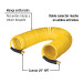 Manguera para compresor, tipo resorte, 15.2 m x 1/4", PRETUL