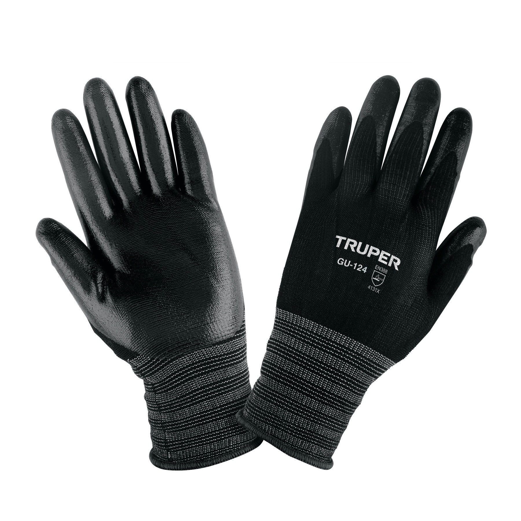 Guantes de nylon recubiertos de nitrilo, XG, TRUPER