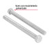 Bolsa con 8 tornillos 1/2" x 6" tipo máquina, FIERO