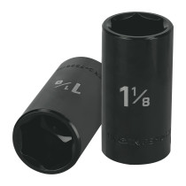 Dado largo impacto de 1-1/8", 6 puntas, cuadro 1/2", TRUPER