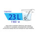 Calentador de inmersión para agua #6 (23 L), 1100 W, VOLTECK