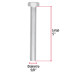 Bolsa con 6 tornillos 5/8" x 5" tipo máquina, FIERO