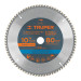 Disco sierra 10" para madera, 80 dientes centro 1", TRUPER