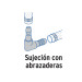 Codo 90° inserción de 3/8" de polipropileno, FOSET