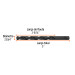 Broca HSS 23/64" Trublack para metal, TRUPER