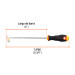 Desarmador cabinet 1/8" x 6" mango Comfort Grip, TRUPER